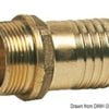Złączka na wąż z odlewanego i toczonego mosiądzu, męska - Cast brass male hose adaptor 1/2“ x 20 mm - Kod. 17.198.09 1