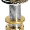 Szpigat z mosiądzu niklowanego - Scupper nickel brass 2“ - Kod. 17.325.06 1