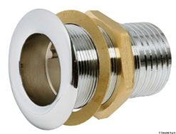 Przejście burtowe ze złączką na wąż - Seacock yellow brass w/hose adaptor 3/8“x 15 mm - Kod. 17.323.00 5