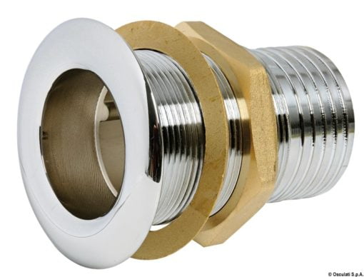 Przejście burtowe ze złączką na wąż - Seacock yellow brass w/hose adaptor 3/8“x 15 mm - Kod. 17.323.00 4