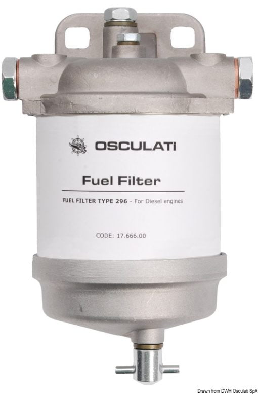 Filtr do oleju napędowego typu CAV ze spustem - Diesel filter CAV 796 w/water drain - Kod. 17.666.01 5