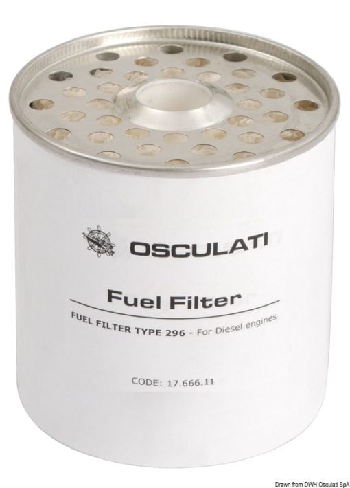 Filtr do oleju napędowego typu CAV ze spustem - Diesel filter CAV 296 w/water drain - Kod. 17.666.00 4