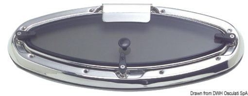 Porthole BOMAR ''Flagship''. Type elliptical. Net light 391x114 mm - Kod. 19.228.99 3