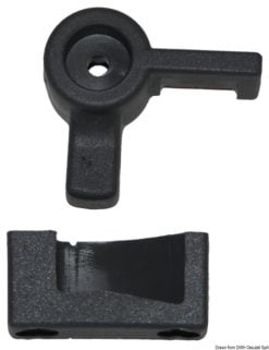 Cześci zamienne do bulaja LEWMAR Standard - Right locking lever for LEWMAR portlights from 1982 to 1998 - Kod. 19.910.08 10