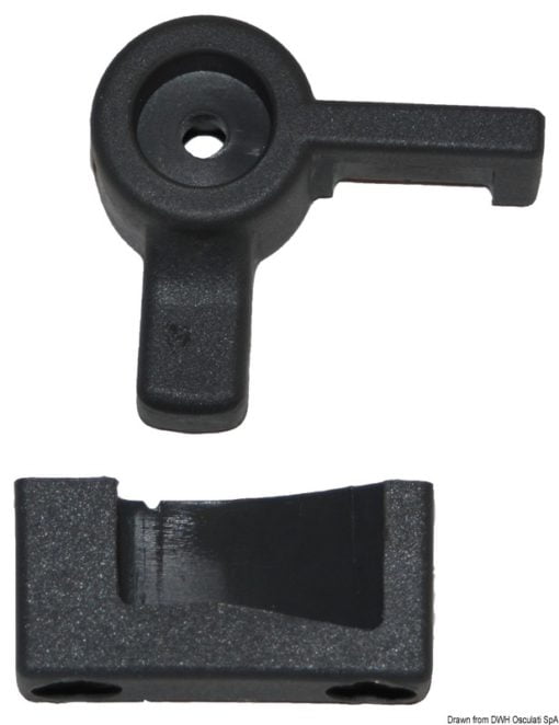 Cześci zamienne do bulaja LEWMAR Standard - Right locking lever for LEWMAR portlights from 1982 to 1998 - Kod. 19.910.08 6