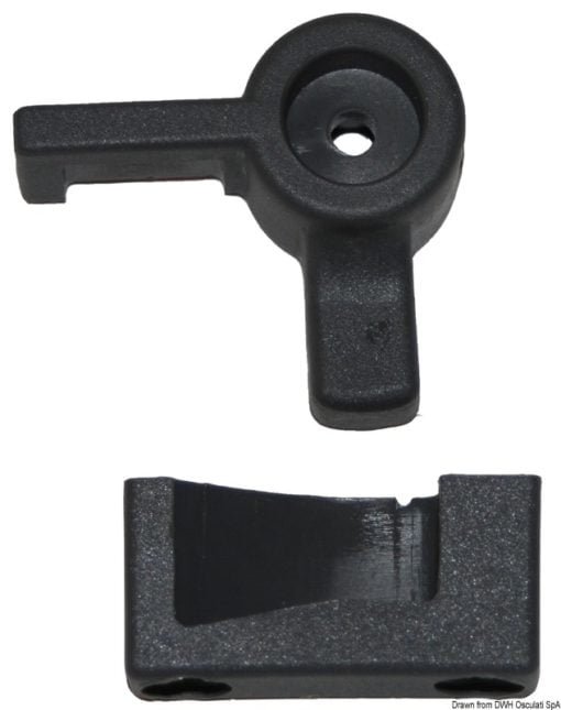 Cześci zamienne do bulaja LEWMAR Standard - Right locking lever for LEWMAR portlights from 1982 to 1998 - Kod. 19.910.08 5