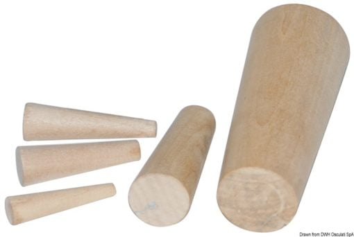 Stożki drewniane awaryjne. Ø od 8 do 38 mm - Kod. 22.803.80 3