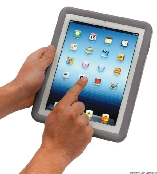 Watertight case for 2/3/4 iPad grey - Kod. 23.402.04 3
