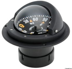 Kompas do zabudowy RIVIERA Zenit 3'' (80 mm). Typ Duża prędkość. Kolor obudowy - czarny - Kod. 25.014.00 13