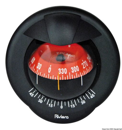 Kompas ścienny RIVIERA Pegasus - 3" - Czarna Czerwona - Kod. 25.019.17 4