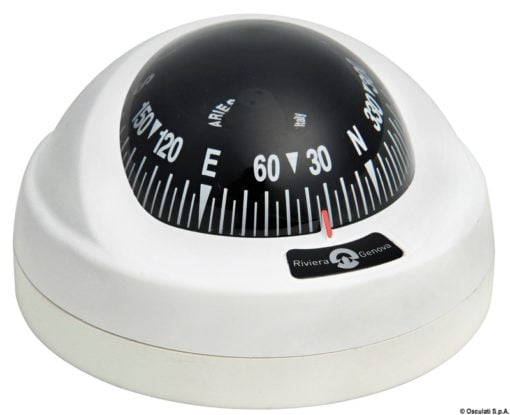 2'' 1/2 RIVIERA ARIES compasses Model. Colour-rose: black. Colour-body: white. Colour-body: white. - Kod. 25.025.40 3
