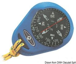 Kompas z miękką obudową RIVIERA. Model ORION. Kolor niebieski - Kod. 25.066.08 10