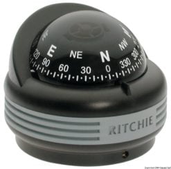 Kompasy RITCHIE Trek 2'' 1/4 (57 mm) w komplecie z oświetleniem i kompensatorami - RITCHIE Trek external compass 2“1/4 grey/blue - Kod. 25.080.13 16