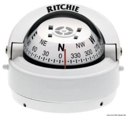 Kompasy RITCHIE Explorer 2'' 3/4 (70 mm) w komplecie z oświetleniem i kompensatorami - RITCHIE Explorer extern. compass 2“3/4 black/black - Kod. 25.081.11 15