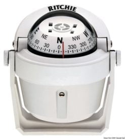 Kompasy RITCHIE Explorer 2'' 3/4 (70 mm) w komplecie z oświetleniem i kompensatorami - RITCHIE Explorer extern. compass 2“3/4 grey/blue - Kod. 25.081.13 12