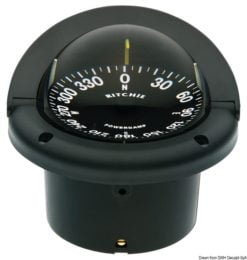 Kompasy RITCHIE Helmsman 3'' 3/4 (94 mm) w komplecie z oświetleniem i kompensatorami - RITCHIE Helmsman compass w/cover 3“3/4 black/black - Kod. 25.083.11 13