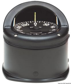 Kompasy RITCHIE Helmsman 3'' 3/4 (94 mm) w komplecie z oświetleniem i kompensatorami - RITCHIE Helmsman 2-dial compass 3“3/4 black/black - Kod. 25.083.31 11