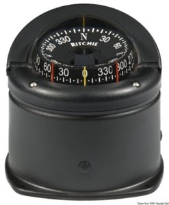 Kompasy RITCHIE Helmsman 3'' 3/4 (94 mm) w komplecie z oświetleniem i kompensatorami - RITCHIE Helmsman 2-dial compass 3“3/4 black/black - Kod. 25.083.31 9