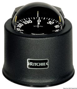 Kompasy RITCHIE Globemaster 5'' (127 mm) w komplecie z oświetleniem i kompensatorami - RITCHIE Globemaster built-in compass 5“ black/blac - Kod. 25.085.01 5