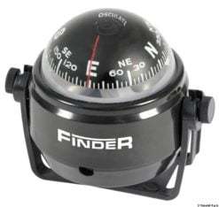 Kompasy Finder - Finder compass 2“5/8 w/bracket white/blue - Kod. 25.171.02 13