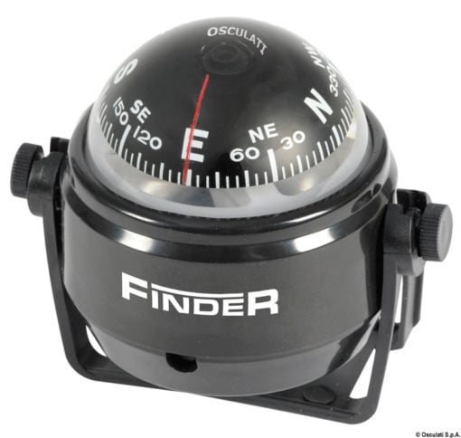 Kompasy Finder - Finder compass 2“5/8 top-mounted white/blue - Kod. 25.172.02 8