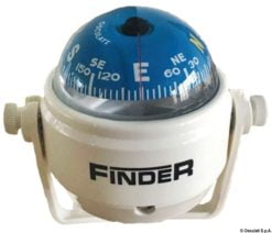 Kompasy Finder - Finder compass 2“5/8 w/bracket white/blue - Kod. 25.171.02 12