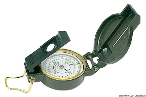 Japoński kompas namiarowy i mapowy YCM - YCM bearing and steering compass - Kod. 25.350.00 3