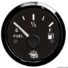 Wskaźnik poziomu paliwa 240-33 Ω Tarcza czarna, ramka czarna 12|24 Volt - Kod. 27.320.01 2