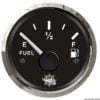 Wskaźnik poziomu paliwa 240-33 Ω Tarcza czarna, ramka polerowana 12|24 Volt - Kod. 27.321.01 1