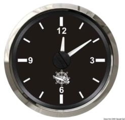Zegarek kwarcowy 12 Sati Tarcza czarna, ramka czarna 12|24 Volt - Kod. 27.320.27 7