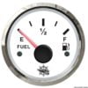 Wskaźnik poziomu paliwa 240-33 Ω Tarcza biała, ramka polerowana 12|24 Volt - Kod. 27.322.01 2