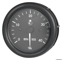 Liczniki obrotów GUARDIAN Diesel 0-4000 RPM Czarna tarcza czarna ramka* 24 Volt - kod 27.420.02 - Kod. 27.420.02 9