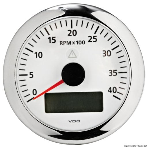 Liczniki obrotów VDO ViewLine - VDO ViewLine white turbo pressure gaude 0-2 bar - Kod. 27.497.01 23