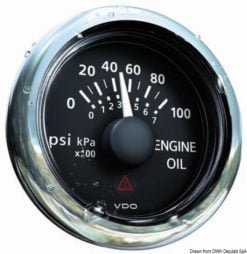 Liczniki obrotów VDO ViewLine - VDO ViewLine white turbo pressure gaude 0-2 bar - Kod. 27.497.01 29
