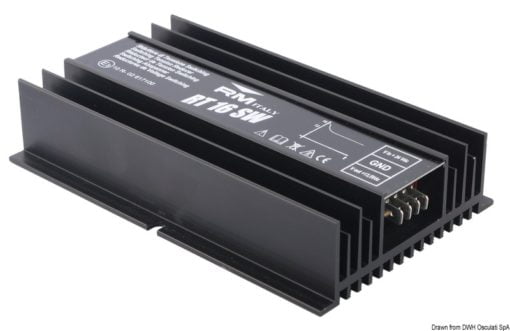 Voltage electronic converter 24 to 12V - 14A - Kod. 29.997.02 5