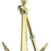 Kotwica admiralska OLD MARINA - Admiralty anchor polished brass 85 mm - Kod. 32.211.30 1