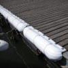 Zabezpieczenia do pomostów/nabrzeży z miękkiego tworzywa EVA kształtowanego wtryskowo i wypełnionego. Typ BIGFENDER. Biały - Kod. 33.519.44 2