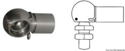 Sprężyna gazowa ze stali inox z głowicą kulkową - mm 500 - kg 38 - Kod. 38.020.47 5