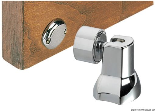 Magnetyczna, regulowana blokada drzwi - Magnetic door hook, chr.brass - Kod. 38.155.00 3