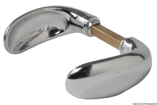 Klamki Classic - Chrome brass handle 8 mm - Kod. 38.394.00 8