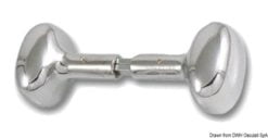 Klamki Classic - Pair of handles,chromed brass - Kod. 38.348.60 14