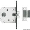 Zamknięcie przeciwdrganiowe przemienne (DX-SX) wpustowe - Mortise lock,chr.brass,60x70mm - Kod. 38.409.70 1