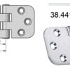 Zawias 2 mm - SS hinge reversed pin 70 x 39 mm - Kod. 38.441.76 2