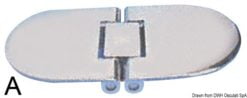 Zawiasy precyzyjne odlewane, obrót 180° - Microcast hinge 80 x 30 mm - Kod. 38.290.01 7
