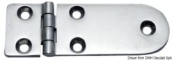 Zawias odlewany - Rectangular hinge 141x49 mm - Kod. 38.863.40 42