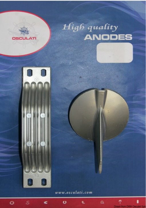 Zestaw anod zaburtowych do Yamaha - Anode kit for Yamaha outboards 150/200CR aluminium - Kod. 43.351.01 4