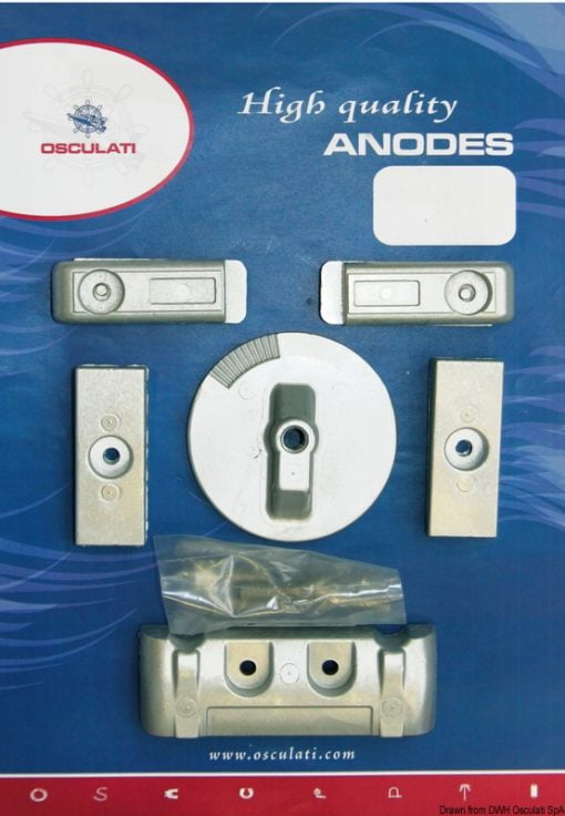 Zestaw anod do Mercury - Anode kit for Verado 6 8-pcs. aluminium - Kod. 43.356.01 3