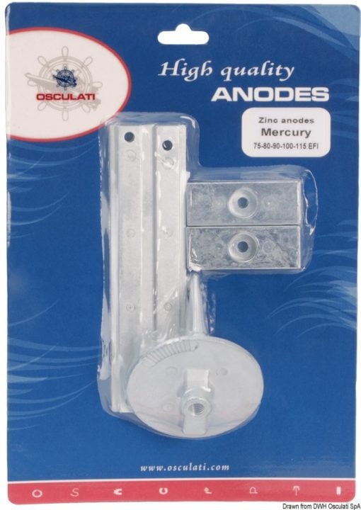 Zestaw anod do Mercury - Anode kit for Verado 6 8-pcs. magnesium - Kod. 43.356.02 5
