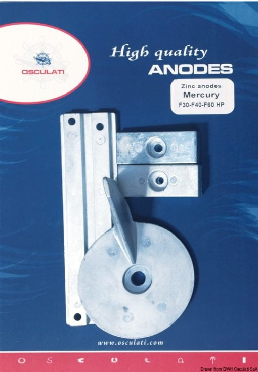 Zestaw anod do Mercury - Anode kit for Mercury 4-pcs. aluminium - Kod. 43.355.01 4
