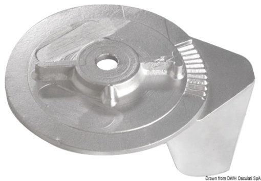 Płetwa 25/50 HP, 2 i 4 zakresy - MERCURY 25/50 HP fin anode - Kod. 43.822.15 3